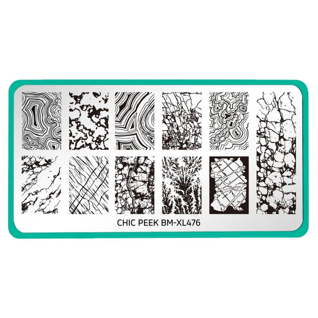 Maniology Heart of Stone - Nail Stamping Plate