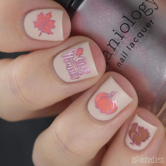 Maniology Holiday Harvest - Nail Stamping Plate