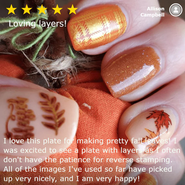 Maniology Holiday Harvest - Nail Stamping Plate