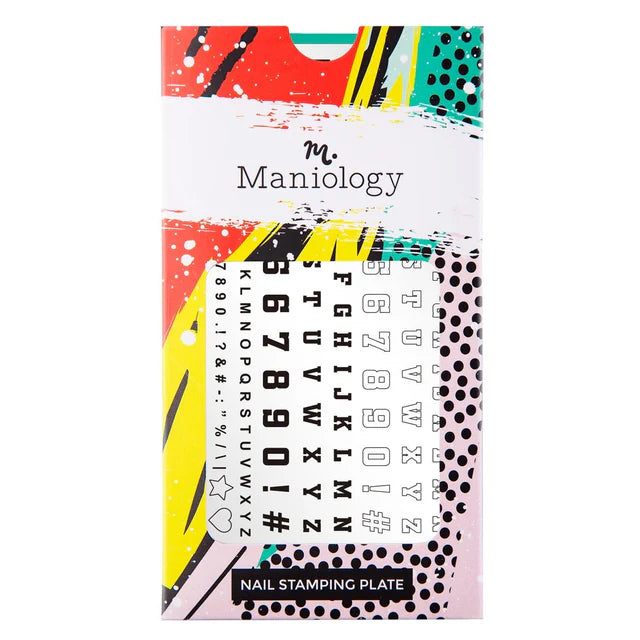 Maniology Game On: Sports Jersey - Nail Stamping Plate