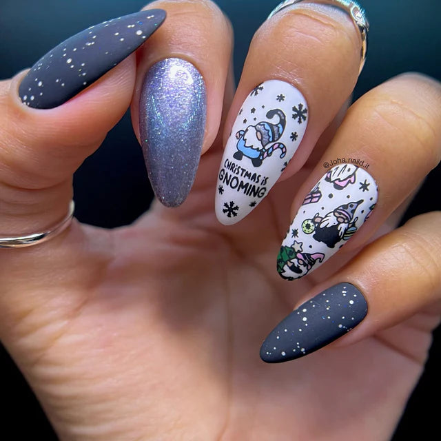 Maniology Gnome Alone - Nail Stamping Plate