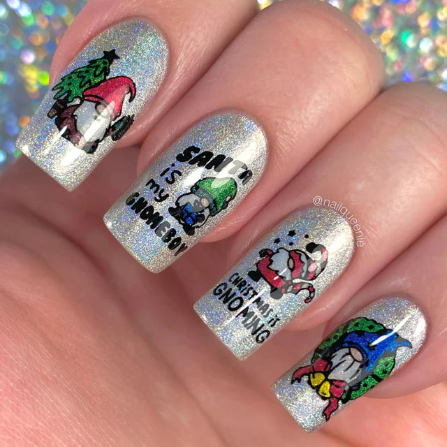 Maniology Gnome Alone - Nail Stamping Plate
