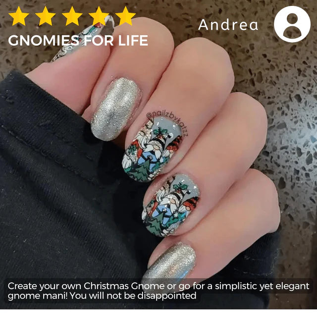 Maniology Gnome Alone - Nail Stamping Plate