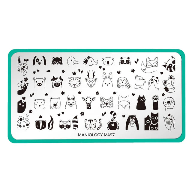 Maniology Hide & Seek Stamping Plate