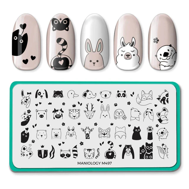 Maniology Hide & Seek Stamping Plate