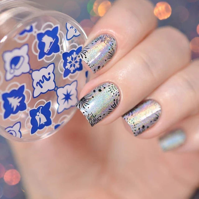 Maniology Sparkling Celebration - Nail Stamping Plate
