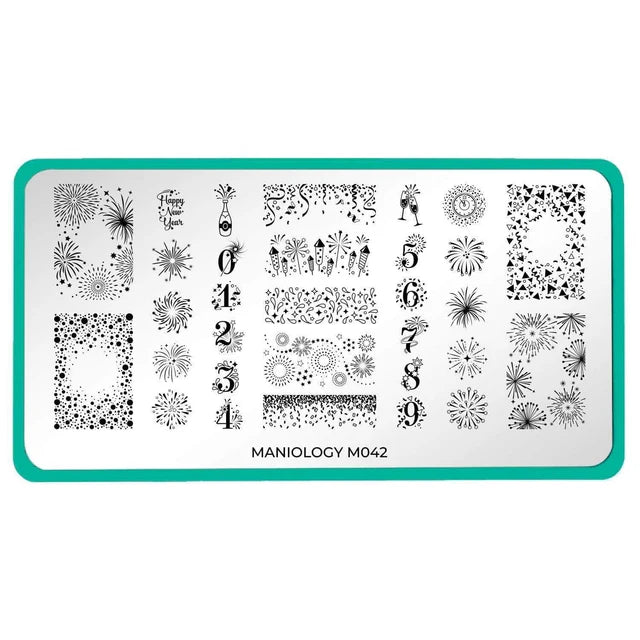Maniology Sparkling Celebration - Nail Stamping Plate