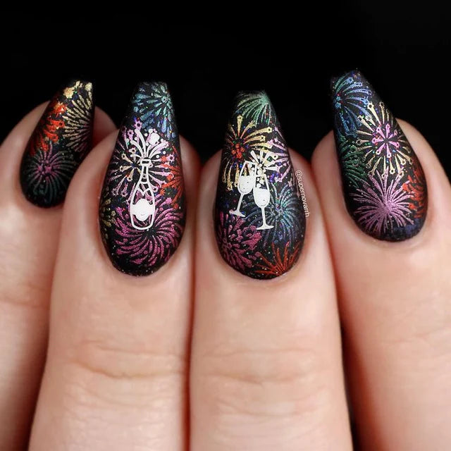 Maniology Sparkling Celebration - Nail Stamping Plate