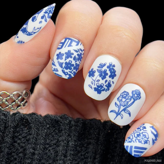 Maniology Japanese Porcelain - Nail Stamping Plate