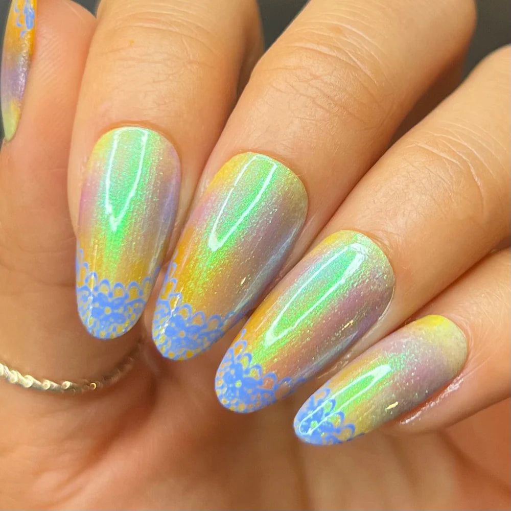 Maniology Lacey French - Nail Stamping Plate - PinkPro Beauty Supply