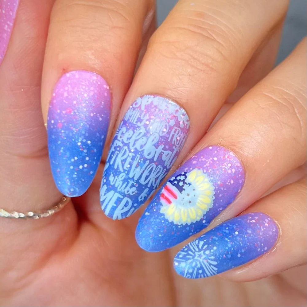 Maniology Star-Spangled - Nail Stamping Plate - PinkPro Beauty Supply