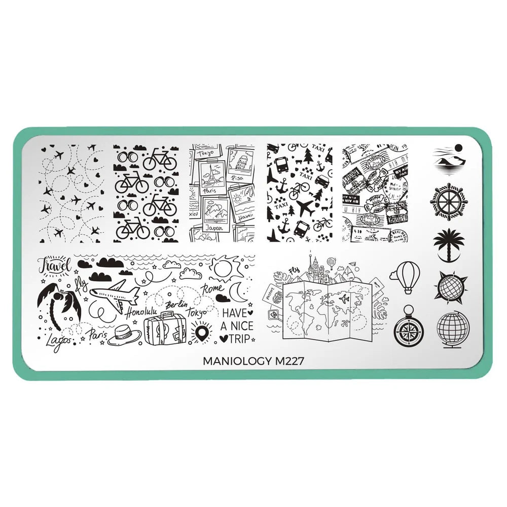 Maniology Summer Vacation - Nail Stamping Plate - PinkPro Beauty Supply