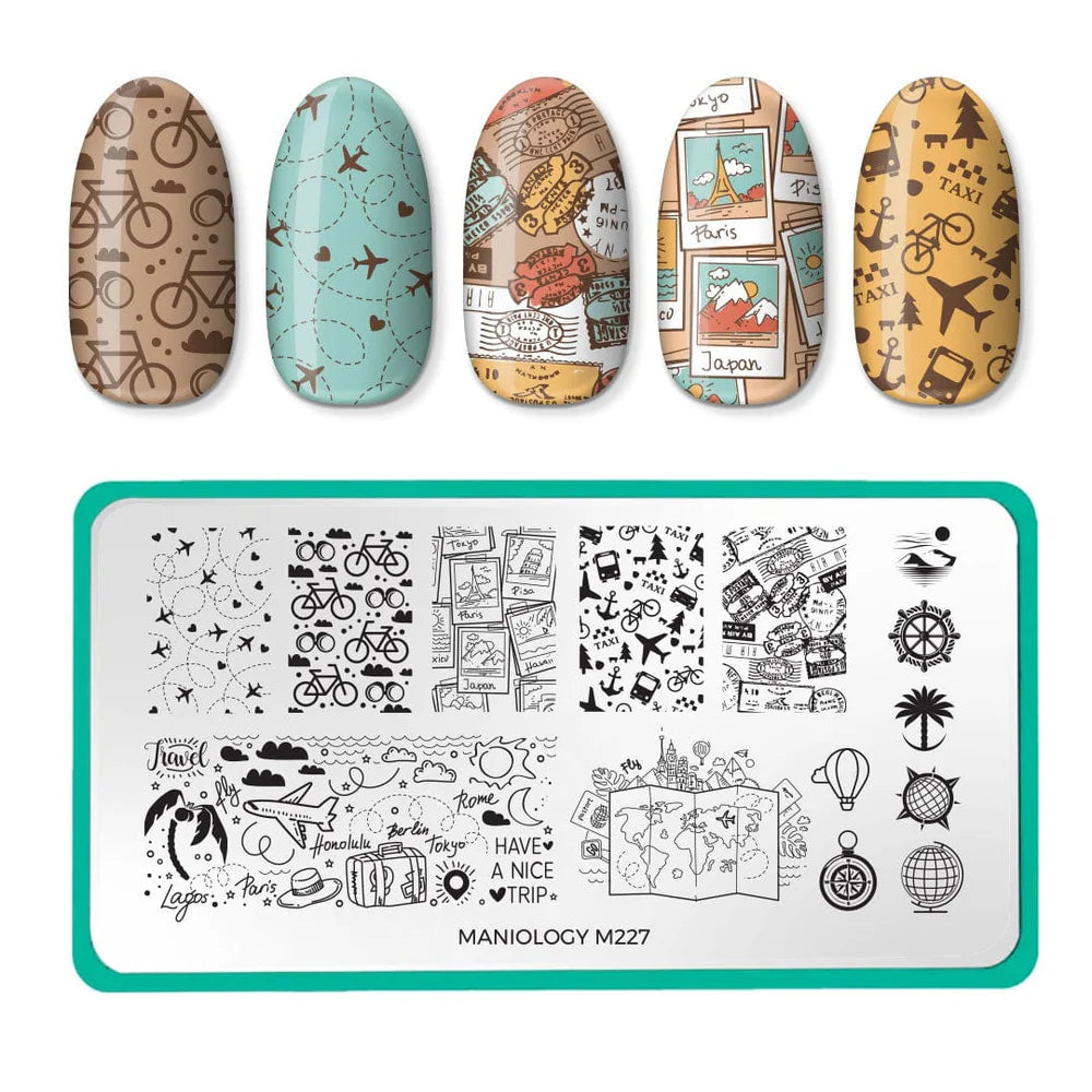 Maniology Summer Vacation - Nail Stamping Plate - PinkPro Beauty Supply