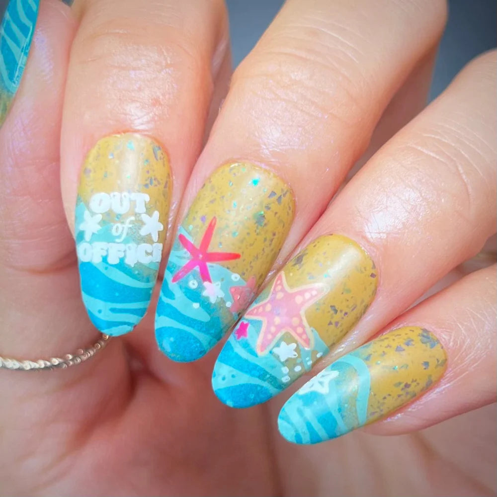 Maniology Suns Out Buns Out - Nail Stamping Plate - PinkPro Beauty Supply