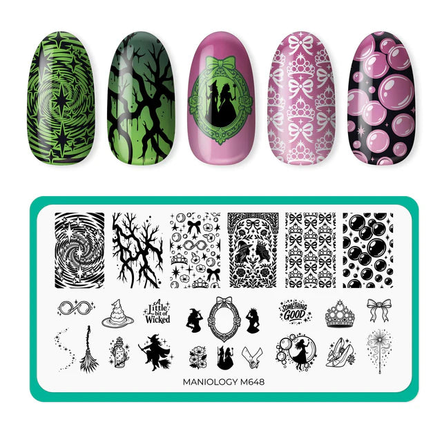 Maniology Game On: Wickedly Good - Nail Stamping Plate