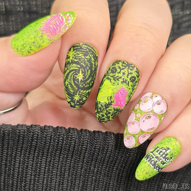 Maniology Game On: Wickedly Good - Nail Stamping Plate