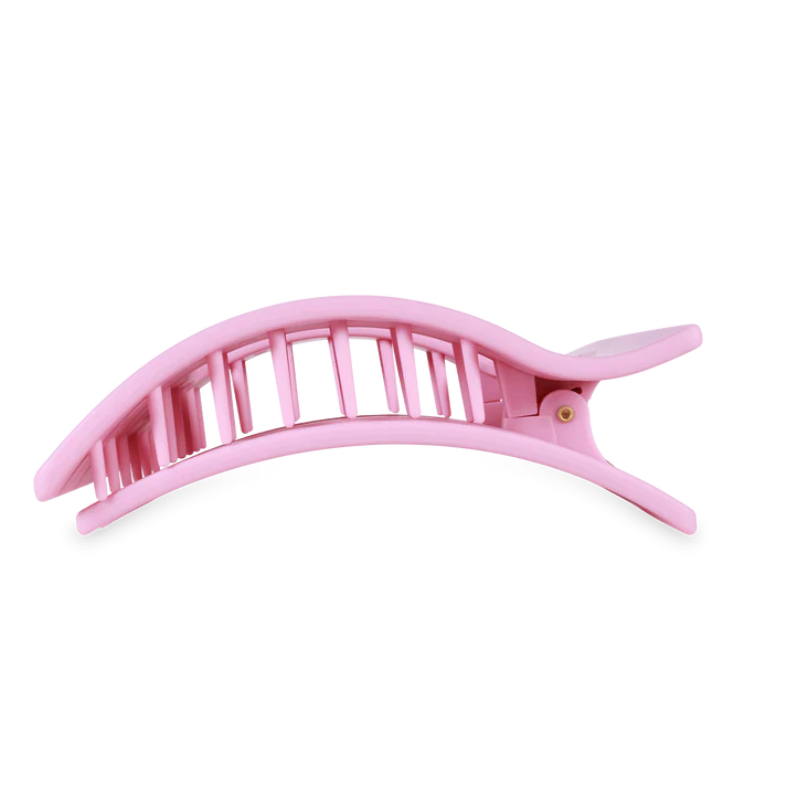 Teleties Flat Rectangle Large Clip - Merry Pinkmas
