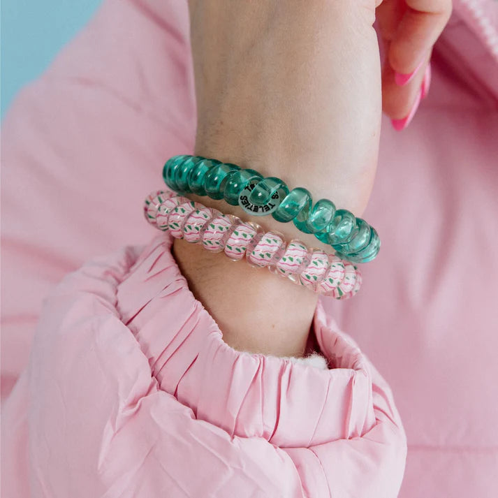 Teleties Large 3 Pack - Merry Pinkmas Hair Ties