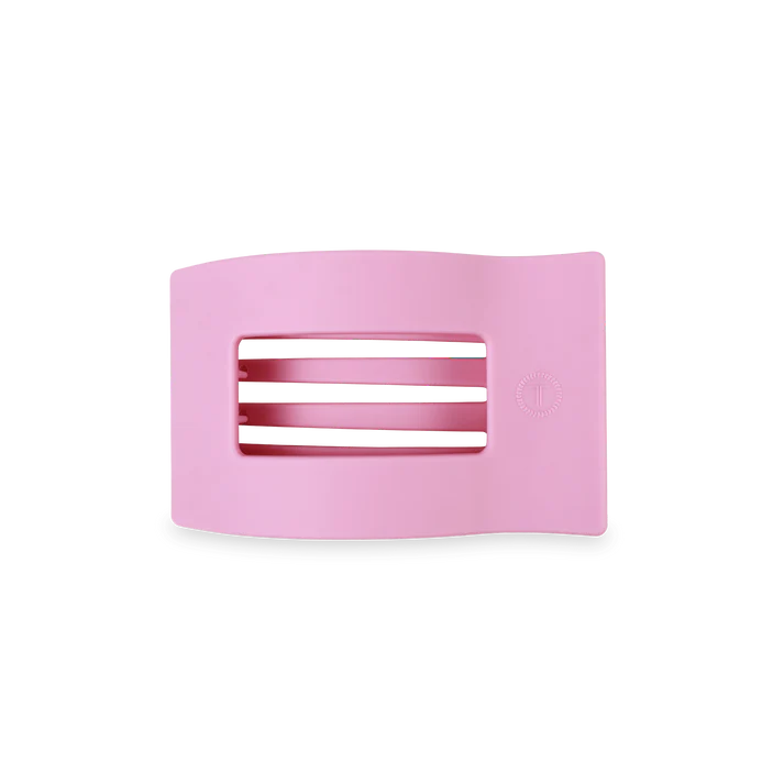 Teleties Flat Rectangle Small Clip - Merry Pinkmas