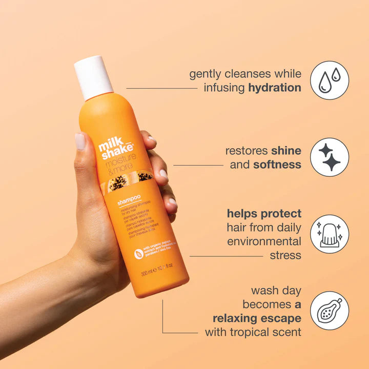 Milk_Shake Moisture&More Shampoo - 10.1 oz. - PinkPro Beauty Supply