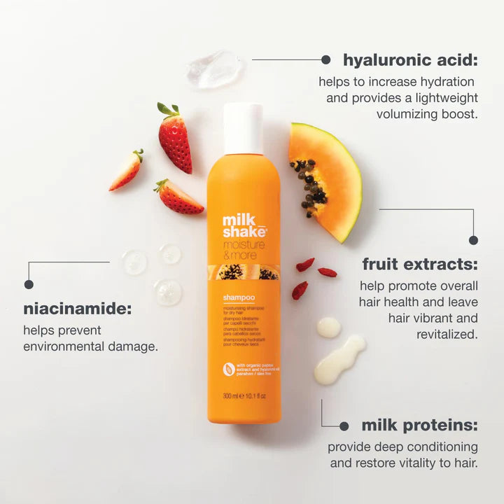 Milk_Shake Moisture&More Shampoo - 10.1 oz. - PinkPro Beauty Supply