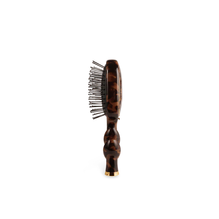 Teleties Mini Detangler Hairbrush for Medium Hair - Tortoise