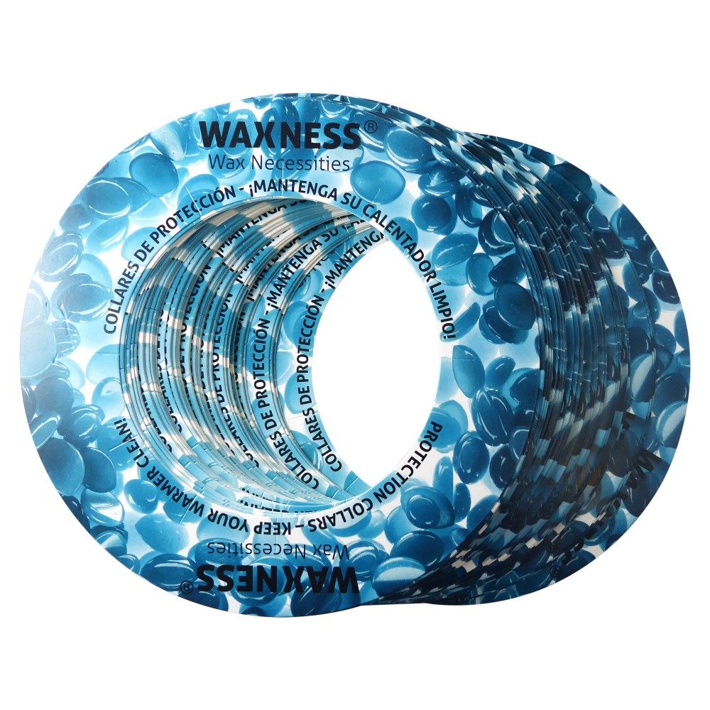 Waxness Multi-fit Protection Collars for 14-16 Oz Tins and Pots 50 pcs Teal
