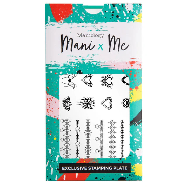 Maniology Hearts & Chains: Links of Love - Nail Stamping Plate
