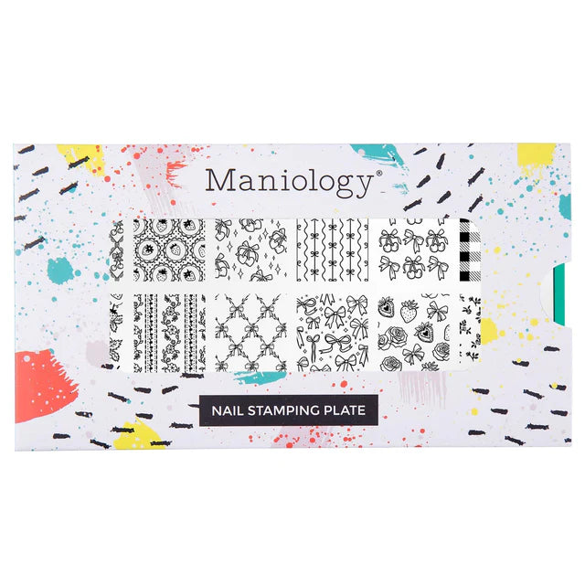 Maniology Coquette Valentines: Laced in Love - Nail Stamping Plate