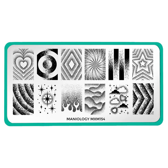 Maniology Neon Haze Stamping Plate