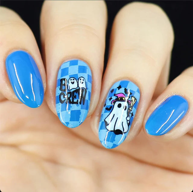 Maniology Death Disco: Boogie & Boo - Nail Stamping Plate