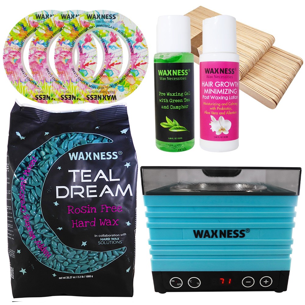 Waxness Premium Teal Dream Professional Stripless Waxing Kit