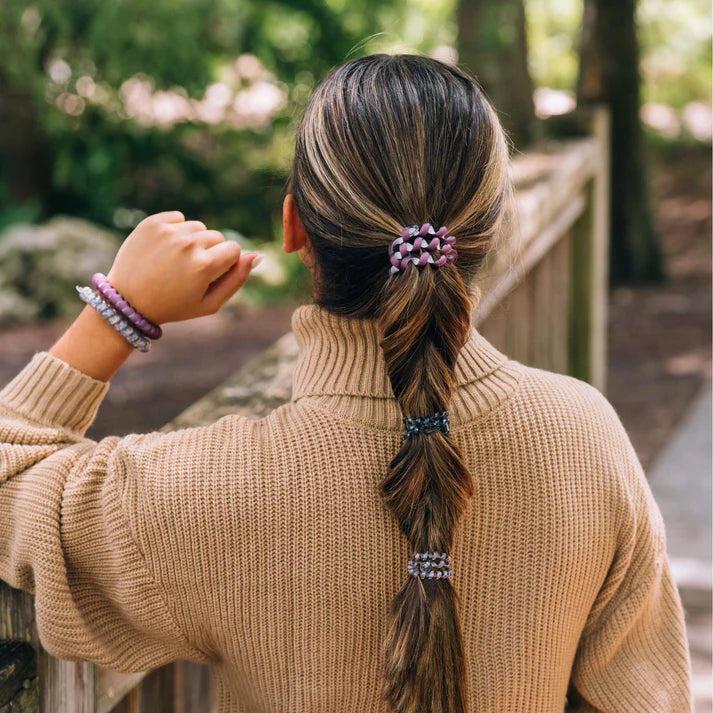 Teleties Hair Ties Mixed Purple Haze- 5 Pack