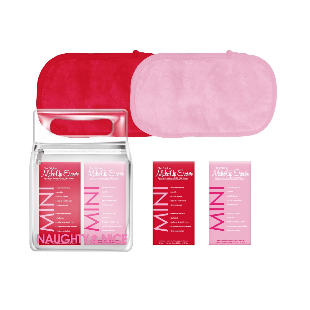 The Original MakeUp Eraser Mini Set - Naughty or Nice - PinkPro Beauty Supply