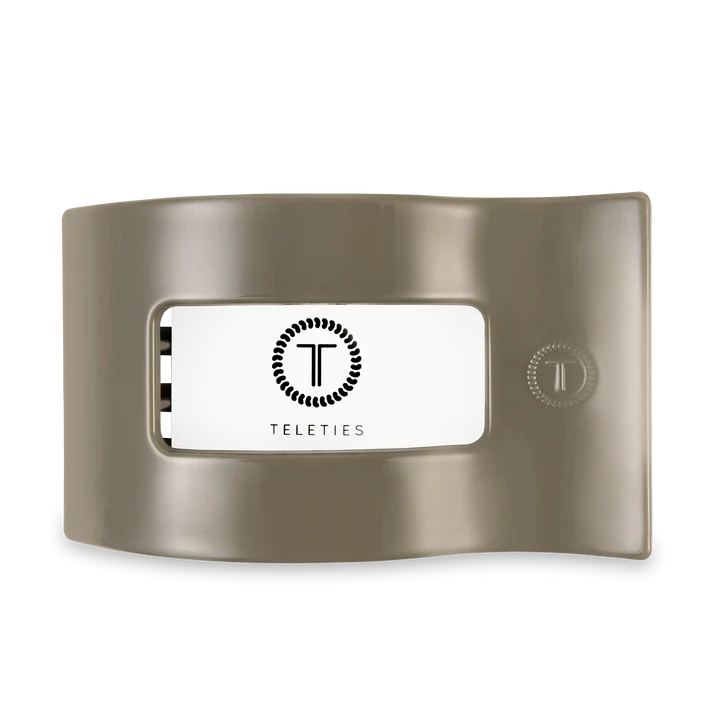 Teleties Flat Rectangle Clip Large - Sage It Aint So