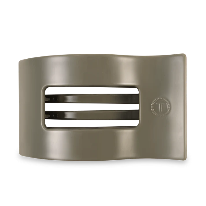 Teleties Flat Rectangle Clip Large - Sage It Aint So