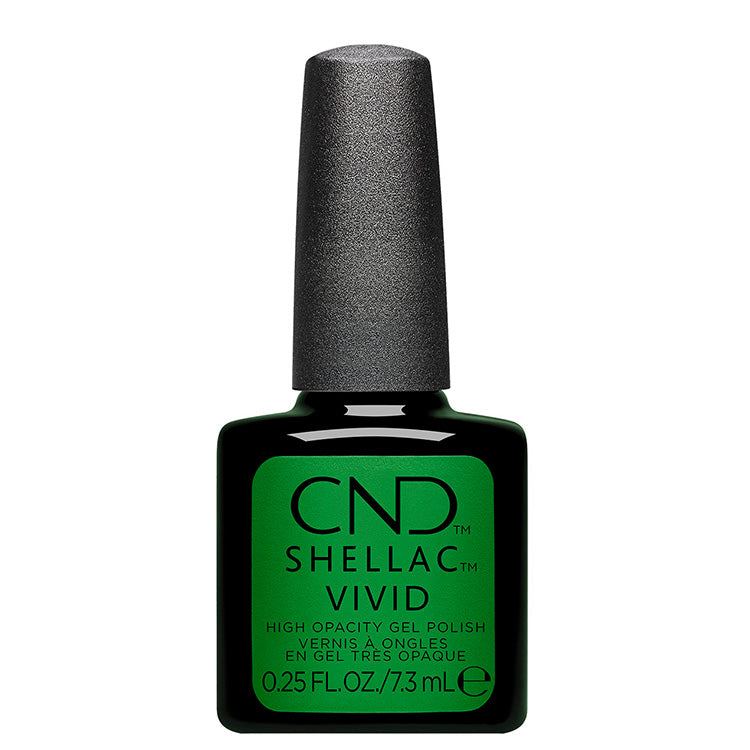CND Shellac Vivid Collection Shamrock Green #704 - 0.25 oz. - PinkPro Beauty Supply