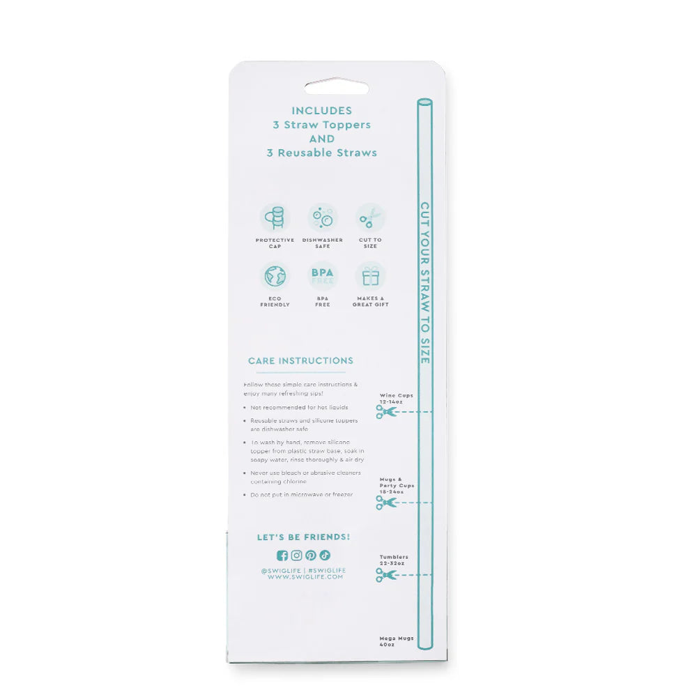 Swig Life Straw Topper Set - Cowgirl Coquette - PinkPro Beauty Supply