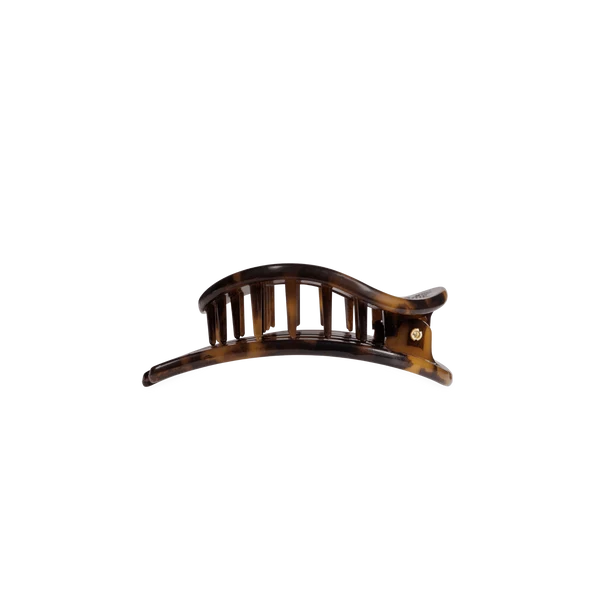 Teleties Flat Circle Clip Small - Tortoise