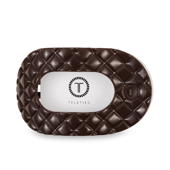 Teleties Flat Clip Round Quilt Large - Truly Taupe