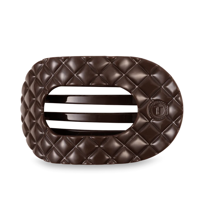 Teleties Flat Clip Round Quilt Large - Truly Taupe