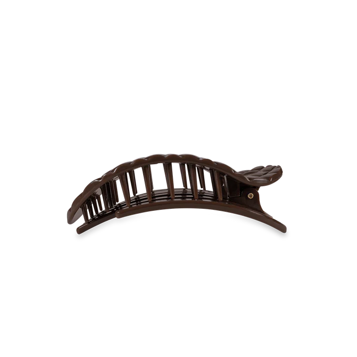 Teleties Flat Clip Round Quilt Large - Truly Taupe Teleties