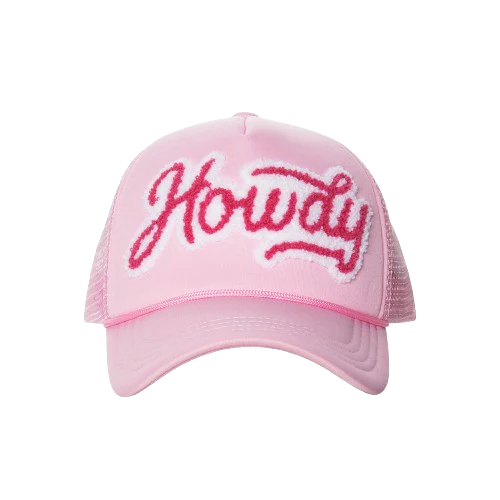 Gift Trucker Hat Howdy - Pink PinkPro Beauty Supply