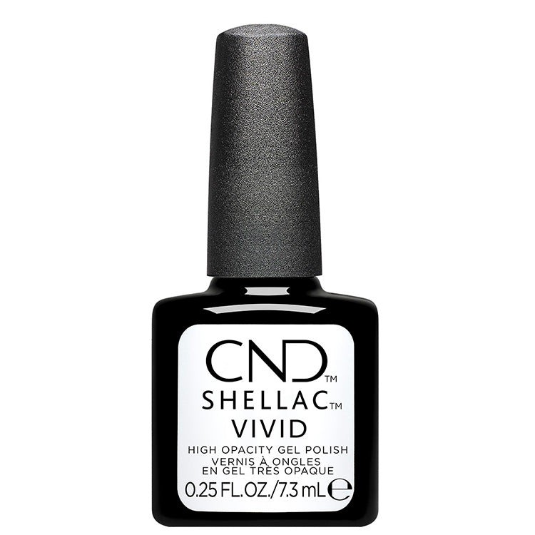 CND Shellac Vivid Collection White Gloves #701 - 0.25 oz. - PinkPro Beauty Supply