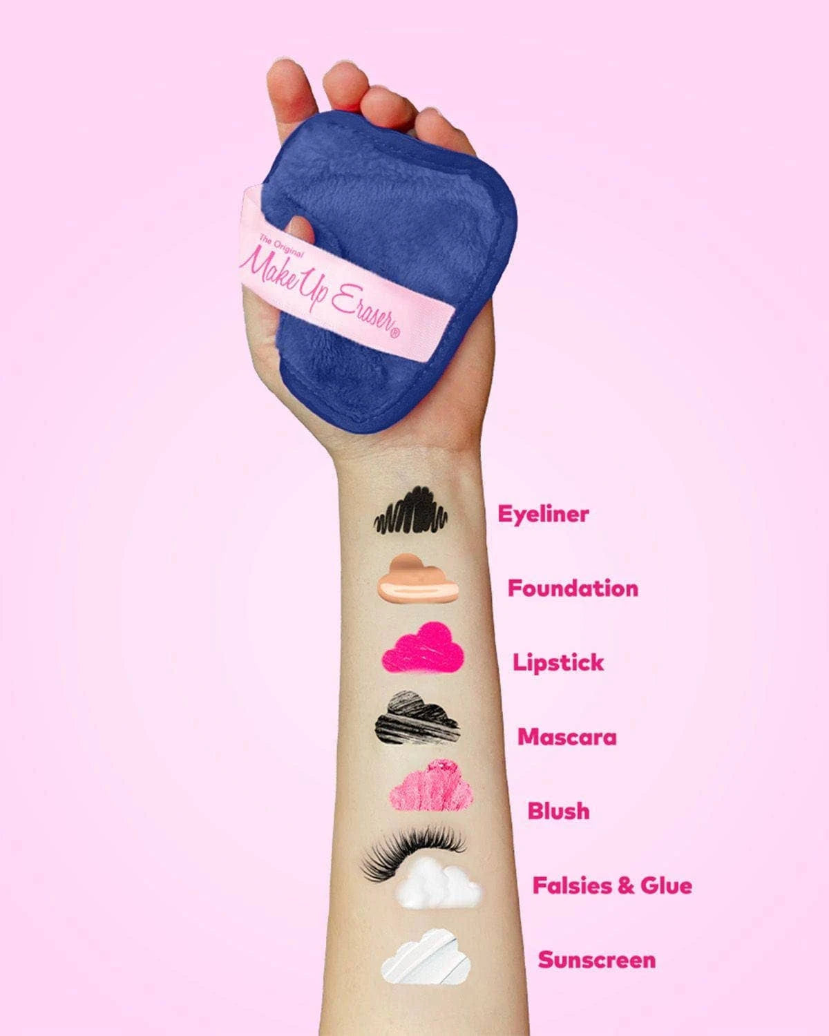 MakeUp Eraser Weekenders 3-Day Set - Blue - PinkPro Beauty Supply