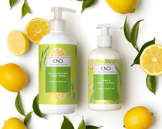 CND Scentsations Hand & Body Lotion Citrus & Green Tea - 31 oz. - PinkPro Beauty Supply