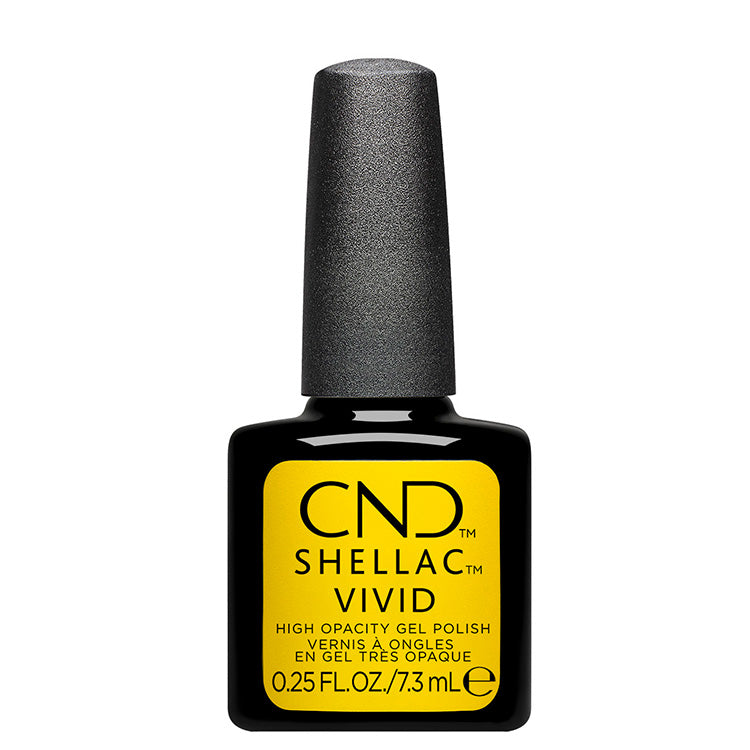 CND Shellac Vivid Collection Yellow Taxi #703 - 0.25 oz. - PinkPro Beauty Supply