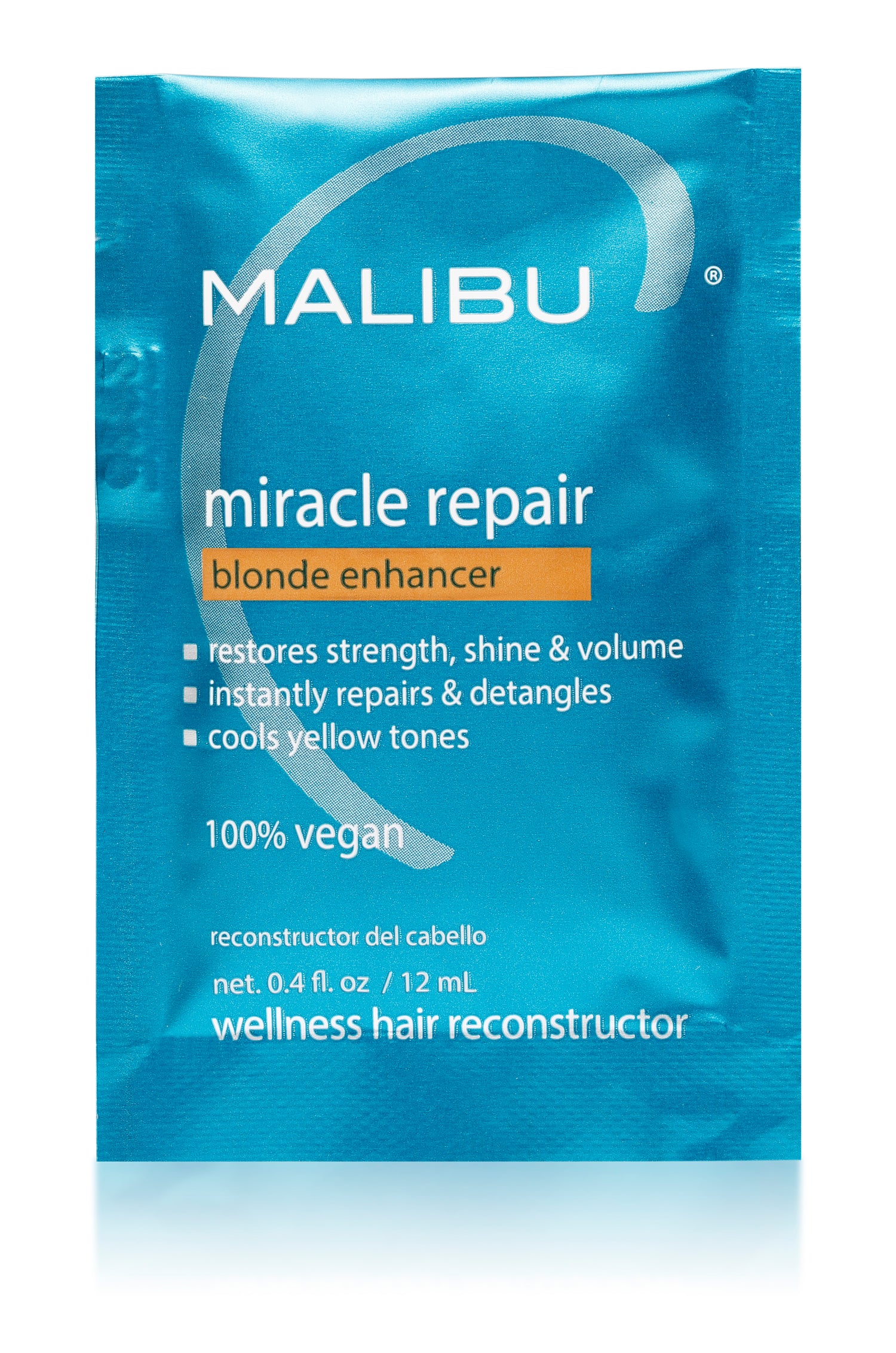Malibu C Miracle Repair Blonde Enhance box of 12