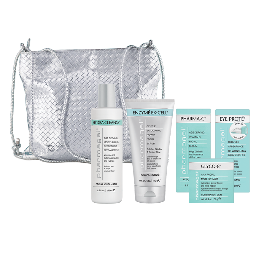 Pharmagel Facial Regimen with Convertible Bag