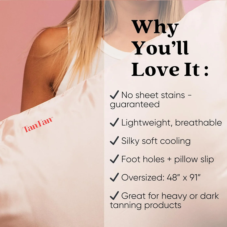 Tan Fan Sleep Sac Pink - Dark Tanner